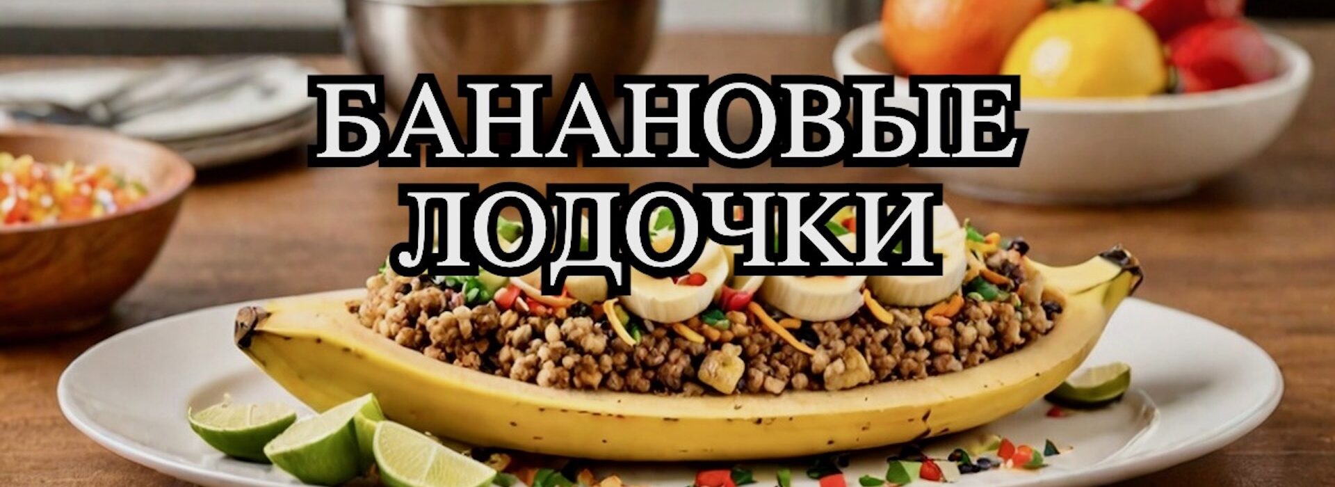 Мексиканские банановые лодочки – экзотика у вас дома