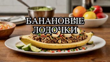 Мексиканские банановые лодочки – экзотика у вас дома