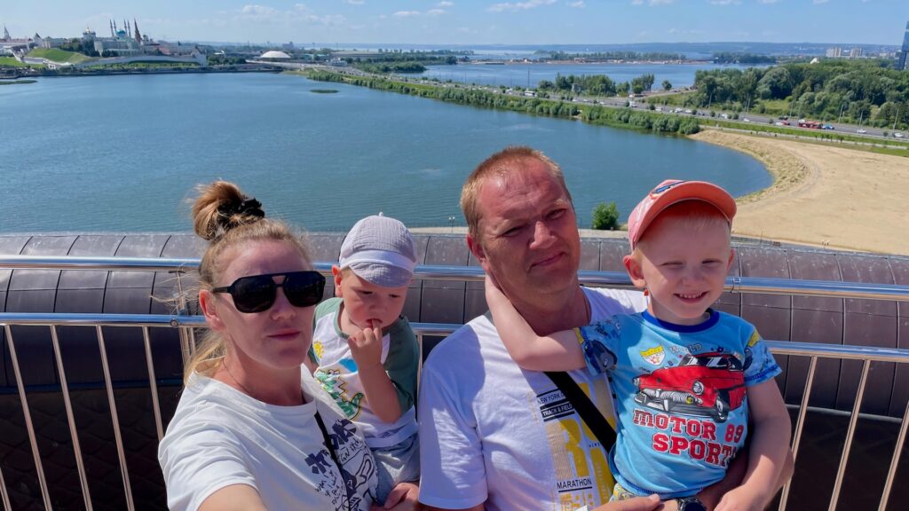 Смотровая площадка Дворца бракосочетаний, вид на Казанку