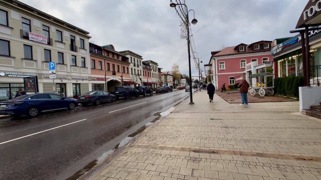 Панорама Звенигорода с куполами