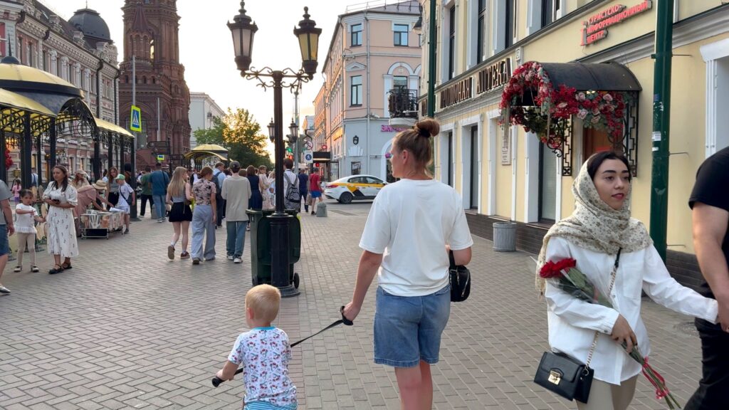 Прогулка по центру Казани в первый день поездки