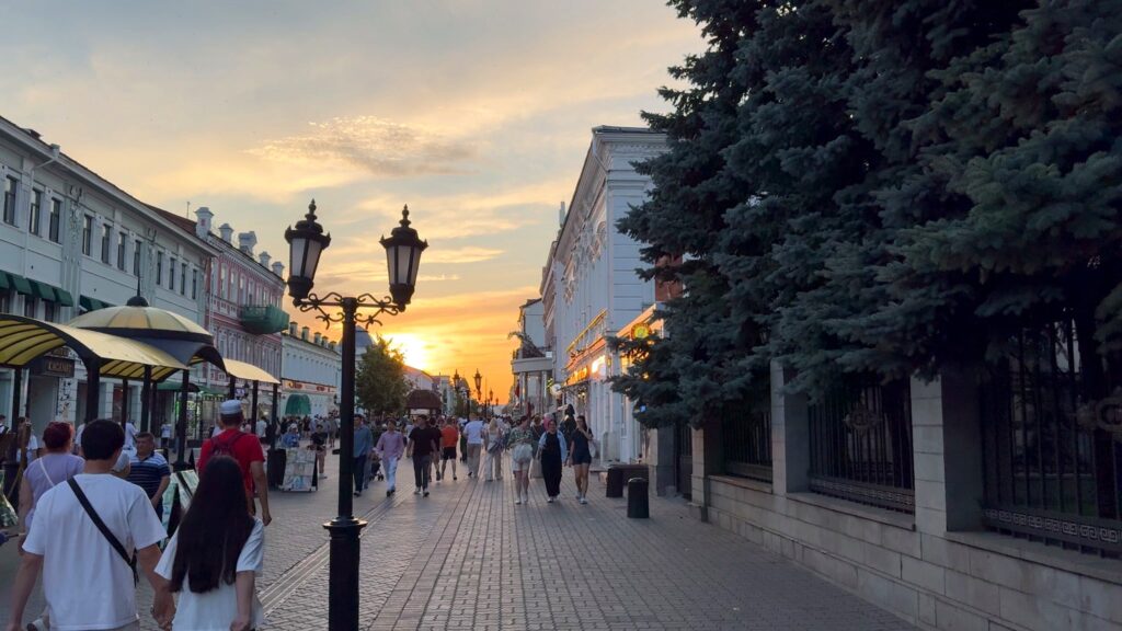 Вечерняя прогулка по центру Казани