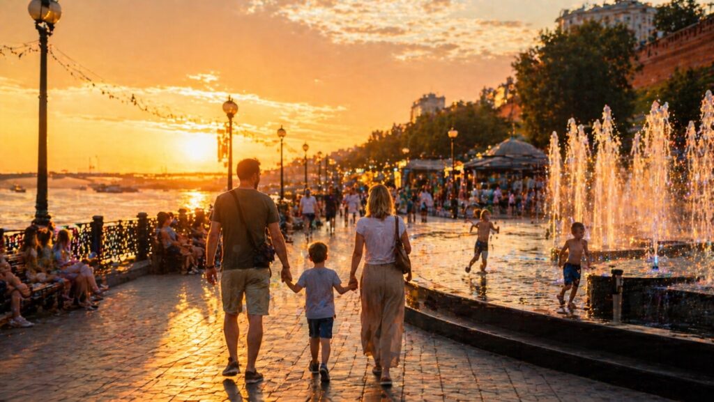 дорога по России закат поездка на машине