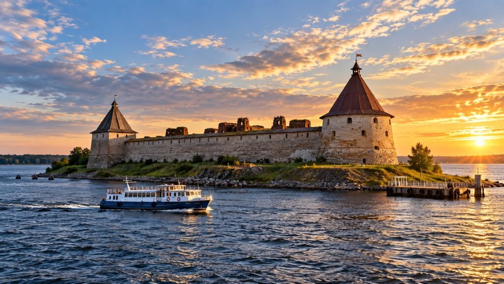 Крепость Орешек в Шлиссельбурге