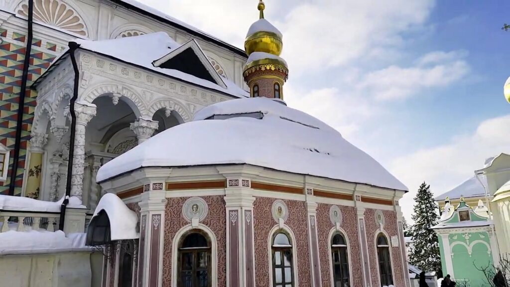 Троице-Сергиева лавра зимой в Сергиевом Посаде