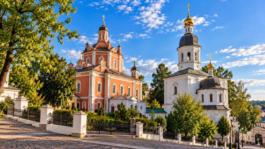 Пятницкие церкви в Сергиевом Посаде у Троице-Сергиевой лавры